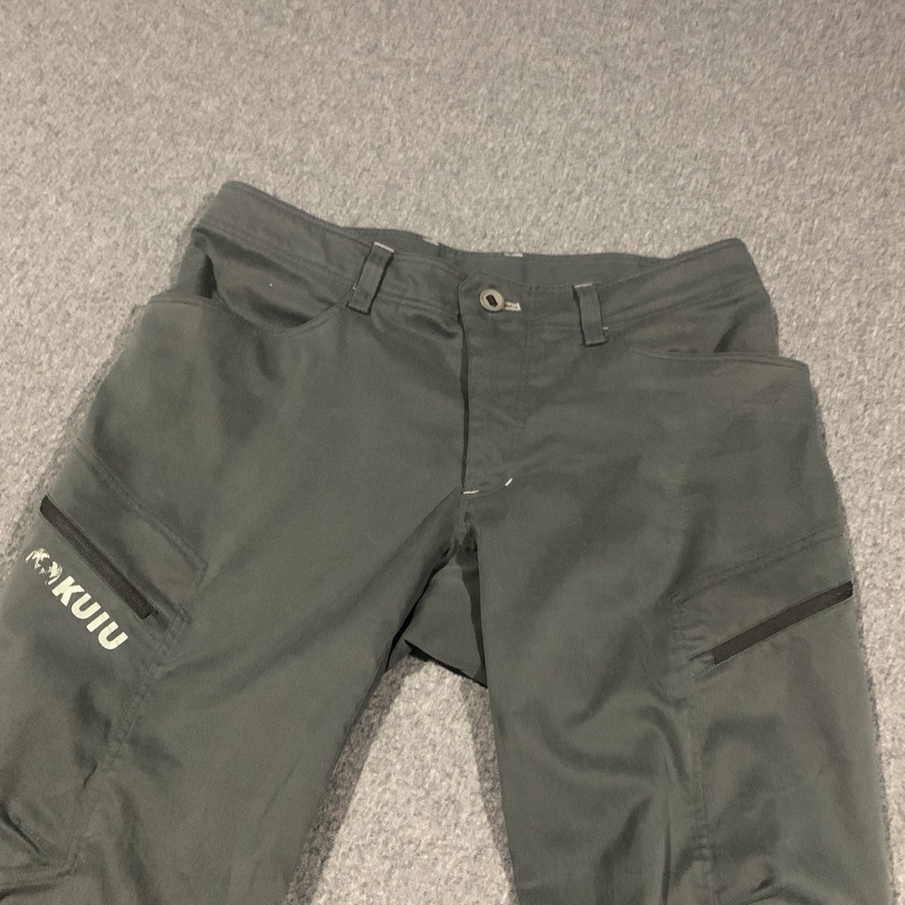KUIU Sierra Pants Durable Stretch DWR Casual Hunting Hiking Gray Mens Size 34x33 - Picture 6 of 13